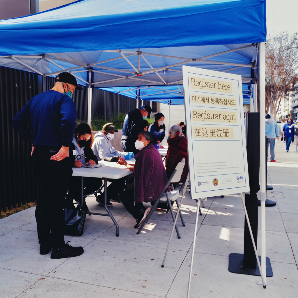 Pop-up Vaccination Clinic in Koreatown